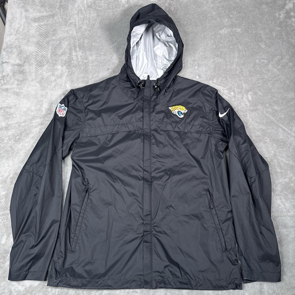 Nike Jacksonville Jaguars Storm Fit Jacket M NFL On Field Hooded USA Black